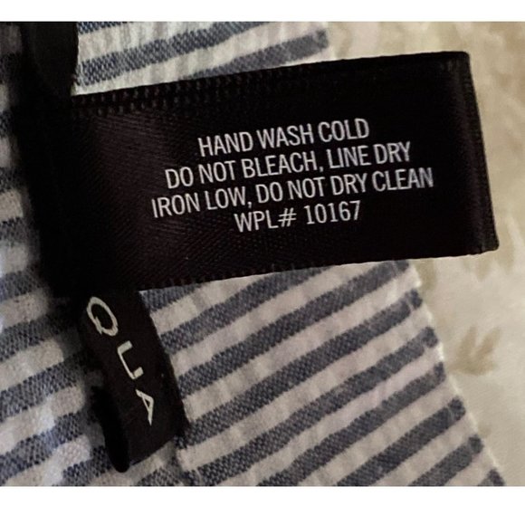 Aqua Top Women XS Striped Off the Shoulder Long Sleeve with Bell Sleeve‎ and Bow - Picture 12 of 12